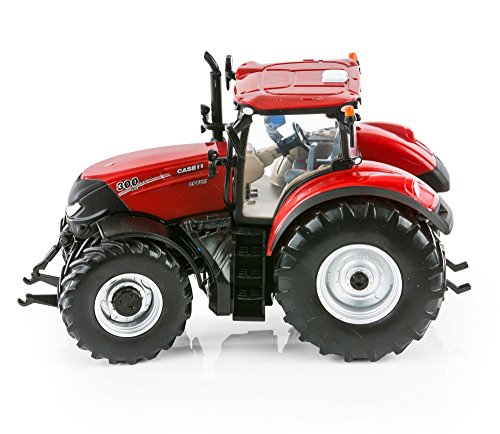 Bizak Tomy Farm - Tractor de Juguete Case Optum 300 CVX New, Escala 1:32, Color Rojo (30693138)