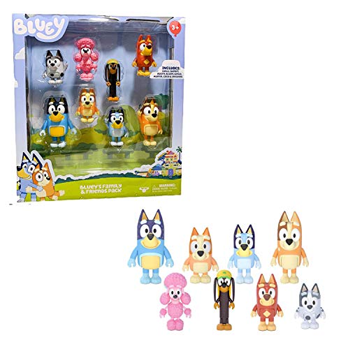 Bluey 's Family and Friends - Figura de 8 Unidades