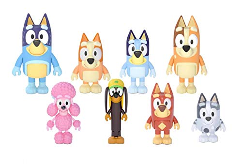 Bluey 's Family and Friends - Figura de 8 Unidades