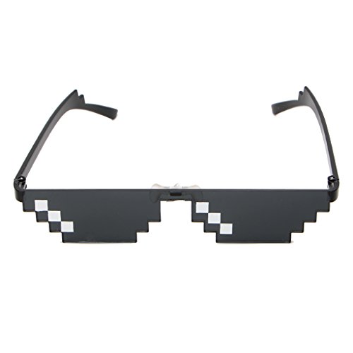 BOBEINI Geniales Gafas de Sol pixeladas MLG de 3 bits Trato con él Gafas Gafas de Sol Pixel