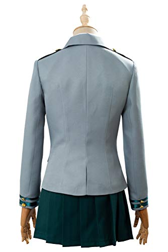 Boku no Hero Academia My Hero Academia Tsuyu - Uniforme escolar para cosplay, talla XL