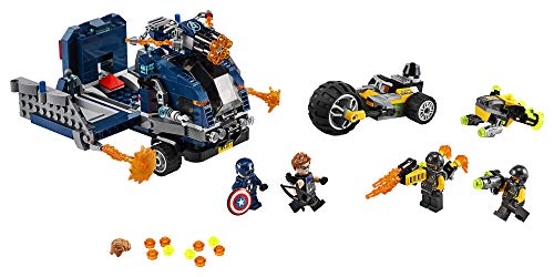 Bonbell Lego Marvel Avengers Truck Take-Down 76143 Captain America and Hawkeye Superhero Action, Cool Minifigures and Vehicles, New 2020 (477 piezas)