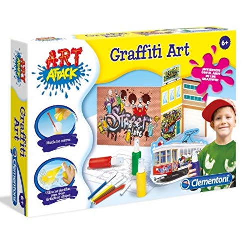 BricoLoco. Juego graffiti clementoni art attack. Juego manualidades