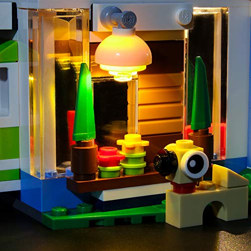 BRIKSMAX Kit de Iluminación Led para Lego Creator Casa Modular Moderna,Compatible con Ladrillos de Construcción Lego Modelo 31068, Juego de Legos no Incluido