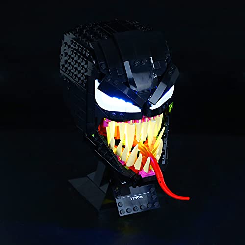 BRIKSMAX Kit de iluminación LED para Lego Spiderman Venom - Compatible con Lego 76187 Building Blocks Model- No incluir el Conjunto de Lego