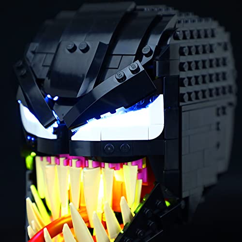 BRIKSMAX Kit de iluminación LED para Lego Spiderman Venom - Compatible con Lego 76187 Building Blocks Model- No incluir el Conjunto de Lego