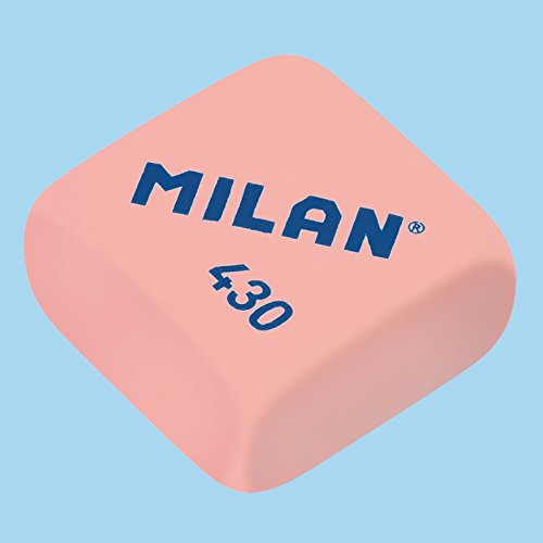 Caja 30 Gomas 430 de borrar MILAN modelo CMM430 Colores Surtidos