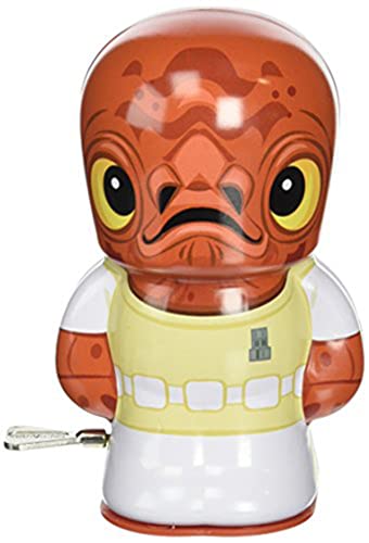 CAPRILO. Juguete Decorativo de Hojalata Admiral Ackbar BEBOT Personajes de Cuerda de Star Wars. Juguetes y Juegos de Colección. Regalos Originales. Decoración Clásica. Navidad y Reyes.