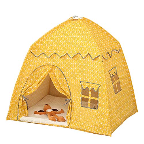 Carpa de Princesa Casa de Juegos para niñas Carpa de Juegos para niños Espacio Grande Castillo de Princesa Plegable Casa de Juegos de Tela Oxford Cabina Regalos para niñas Juegos de Interior al Libre