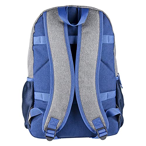 CERDÁ LIFE'S LITTLE MOMENTS - Mochila Escolar Instituto Capitan America de Color Azul - Mochila de 44 cm | Licencia Oficial Marvel Studios, Infantil (CRD-2100002928)