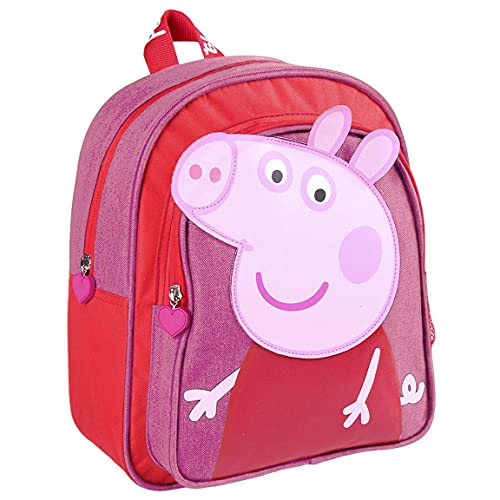 CERDÁ LIFE'S LITTLE MOMENTS, Mochila Infantil Peppa Pig-Licencia Oficial Nickelodeon para Niñas, Rosa, Edades recomendadas-3-6 años