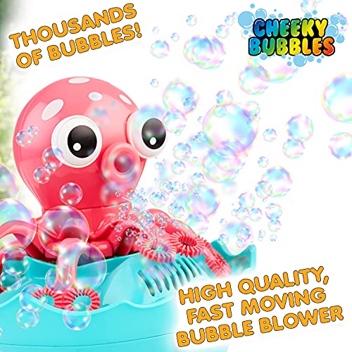 Cheeky Bubbles Maquina De Burbujas para Niños, Maquina De Burbujas Automática, Regalos Cumpleaños Niños