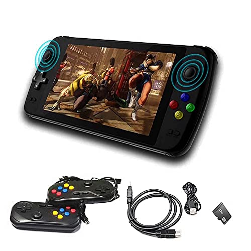 Chtom Consolas de Juegos de Mano Double Rocker 3 2GB Consola de Videojuegos Retro con Pantalla de 7 Pulgadas 4500 Juego clásico, Soporte de Video/música y Libro electrónico, HDMI Producción