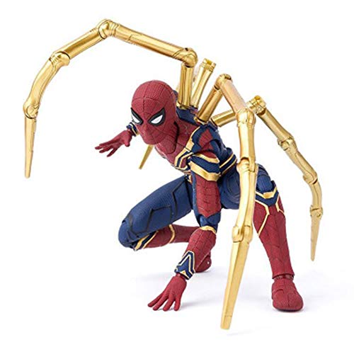 CHUNQING Muñeca De Juguete Spiderman Muelle Mueble Marvel Avengers 3 Infinity War Anime Muñeca Modelo De Modelo Regalo