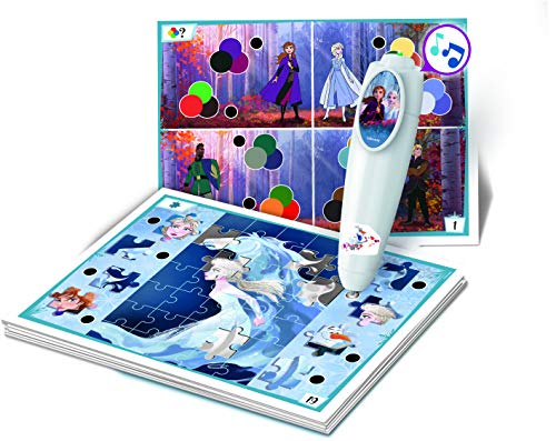 Clementoni-55327 - Boli Interactivo Frozen 2 - juego educativo con boli electrónico a partir de 3 años