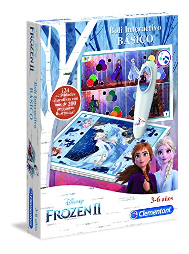 Clementoni-55327 - Boli Interactivo Frozen 2 - juego educativo con boli electrónico a partir de 3 años