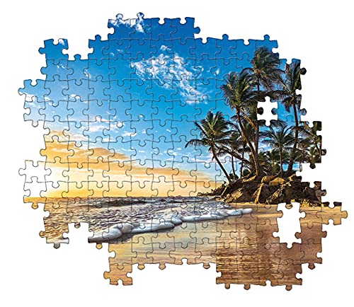 Clementoni Pingüinos De Madagascar Puzzle 1500 Piezas Tropical Sunrise (31681), Multicolor