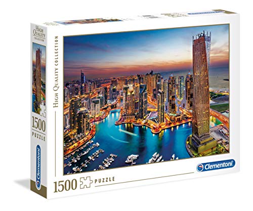 Clementoni Puzzle 1500 Piezas Dubai Marina, Color (31814)