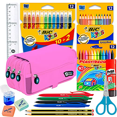 Coleset Estuche Escolar 3 Cremalleras Material Escolar Kawaii Infantil Primaria Estuches Grandes Pack Materiales Escolares Estuches Escolares Utiles Escolares Material Colegio Vuelta al Cole