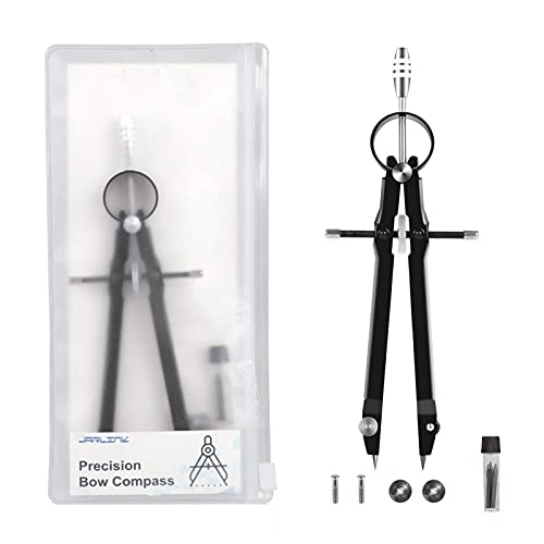 Compas de Dibujo 1pcs Profesional brújula Geometría Conjunto con el Bloqueo de Matemáticas y precisión Brújula de Metal y Duradero for Precis sólidas y Planas Brújula Geométrica (Color : B)