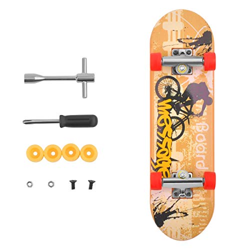 COSDDI 1pcs Patineta de Dedo Juguete Monopatín Dedo Mini Patineta (Color Aleatorio)