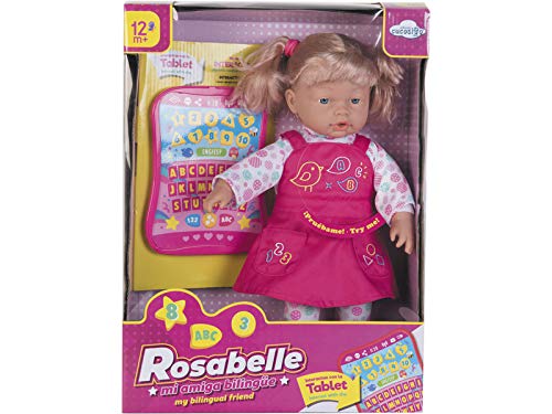 CUCOSITO Muñeca Interactiva Bilingüe Rosabelle 40 cm. con Tablet