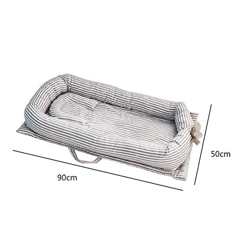 Cxssxling Camas para Bebés Niños Pequeños Cunas Camas Infantiles Nido Bebé Portátil Muebles para Bebé Cuna de Viaje 90*50cm