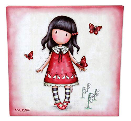 CYP- LIENZO 25X25 CM GORJUSS -TIME TO FLY, Color rosa (CV-02E-G)