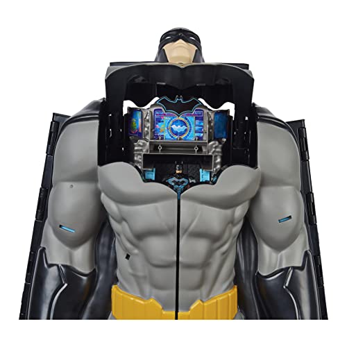 dc comics 6060852 PYS GML, Bat-Tech Batcue, Juego Transformador Gigante con Figura y Accesorios exclusivos de Batman de 4 Pulgadas, Juguetes para niños de 4 años en adelante