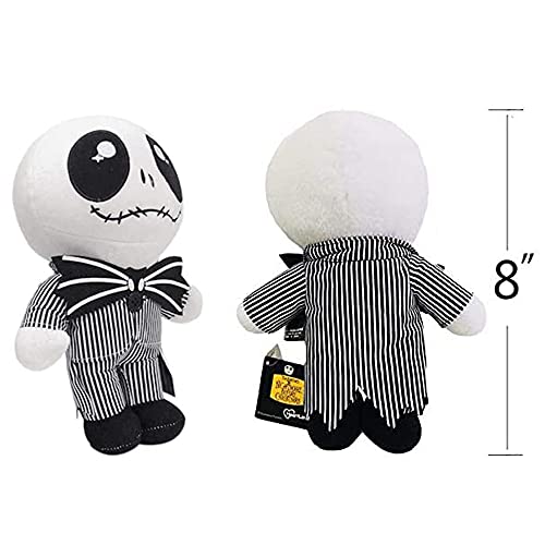 Dewanxin Nightmare Before Christmas - Peluche relleno de Jack Skellington de Pesadilla antes de Navidad de 20,32 cm