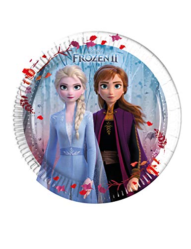 Disney Frozen 2- Platos, Color azul (Procos 99480) , color/modelo surtido