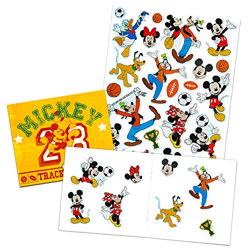 Disney Junior Board Books My First Library Mickey Mouse Board Book Set para niños pequeños ~ Paquete de 12 bloques de libro de Mickey Mouse con pegatinas de Mickey Mouse (libros de Mickey Mouse)