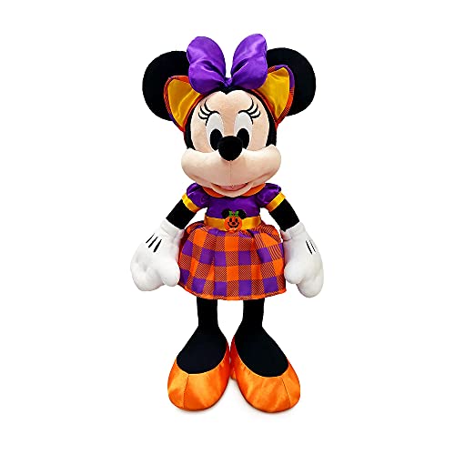 Disney Store Minnie Mouse - Peluche de peluche pequeño de Halloween (40 cm, 15 pulgadas), fabricado con tejido suave con características bordadas, apto para niños a partir de 0 años