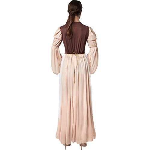 dressforfun 900549 - Disfraz de Mujer Hija del Molinero, Traje Medieval en Colores cálidos (M | No. 302524)