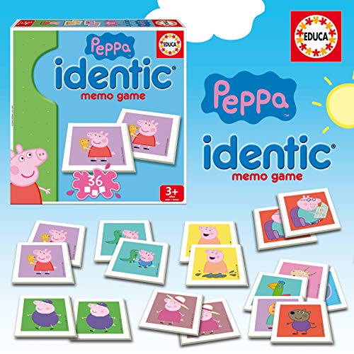 Educa - Identic Peppa Pig Juego Educativo para Bebés, Multicolor (16227)