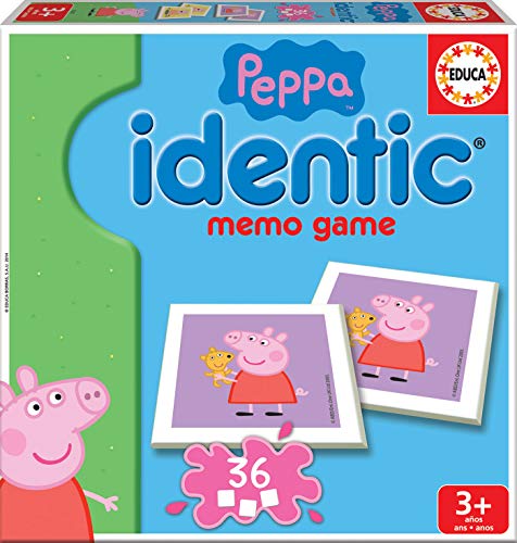 Educa - Identic Peppa Pig Juego Educativo para Bebés, Multicolor (16227)