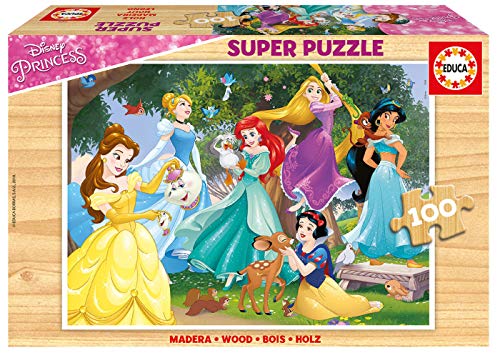 Educa - Princesas Disney Puzzle, 100 Piezas, Multicolor (17628)