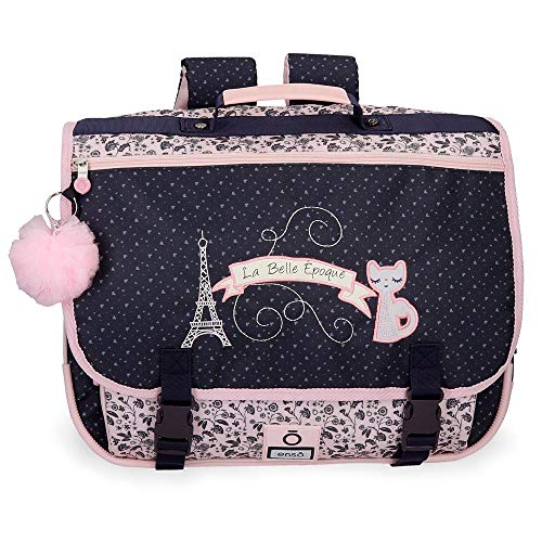 Enso Belle Epoque Carteron-Mochila para Portátil 13,3" Multicolor 39,5x30,5x19,5 cms Poliéster 17.94L