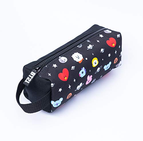 Estuche escolar - Estuche BT21 Cool Collection│Estuche rectangular perfecto para la vuelta al cole - Producto con licencia oficial - Estuche BTS