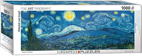 EuroGraphics 6010-5309 Panorama de la Noche Estrellada Van Gogh Puzzle (1000 Piezas)