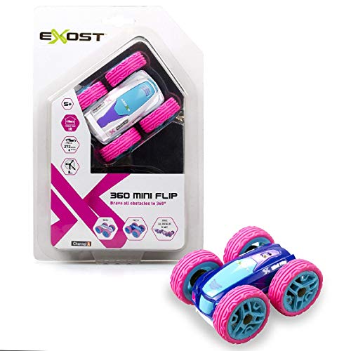 EXOST - Coche teledirigido - Mini Flip Rosa - Escala 1:34