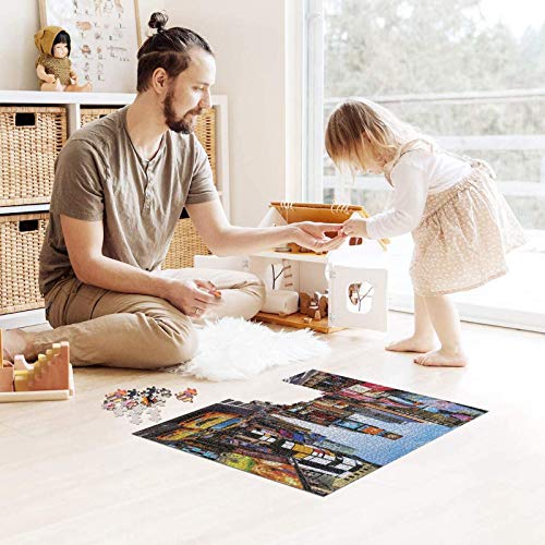 Faguo Educational 1000 Piece Jigsaw Puzzles Adultos Niños Juego de descompresión Juguete Niños Dibujos Animados Regalo Creativo Coliseo Romano 50x75cm