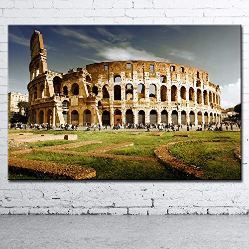 Faguo Educational 1000 Piece Jigsaw Puzzles Adultos Niños Juego de descompresión Juguete Niños Dibujos Animados Regalo Creativo Coliseo Romano 50x75cm