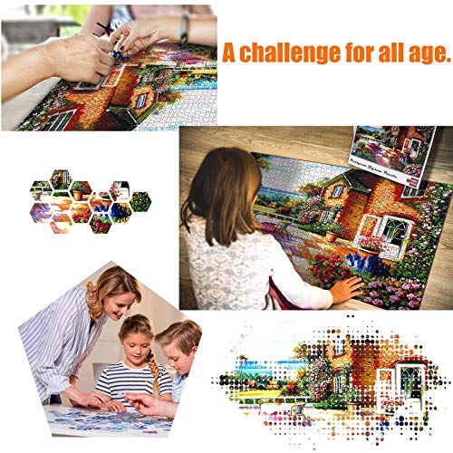 Faguo Educational 1000 Piece Jigsaw Puzzles Adultos Niños Juego de descompresión Juguete Niños Dibujos Animados Regalo Creativo Coliseo Romano 50x75cm