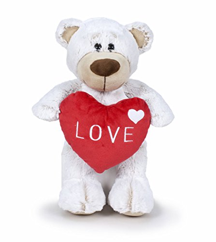 Famosa- Oso San Valentin, Color Blanco, 37 cm (760016118)