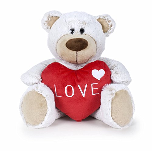 Famosa- Oso San Valentin, Color Blanco, 37 cm (760016118)