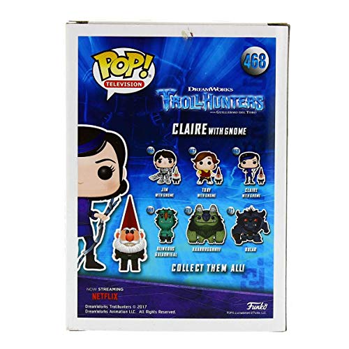 Figura Pop! Vinyl Trollhunters Claire with GNOME