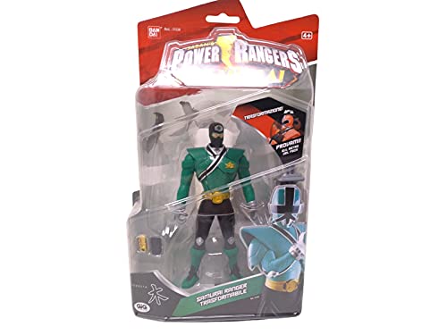 Figuras de juguete Power Rangers Samurai transformable con accesorios Ninja - Action Figuras de 18 cm articuladas - Power Ranger con espada - 5 Samurai Action Figure de colección - Power a NCR31520 -