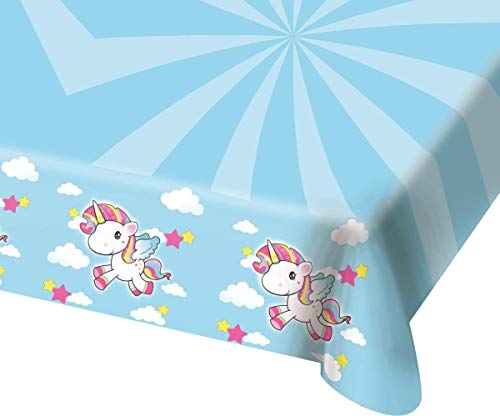 Folat B.V.- Mantel de unicornio, 180 x 130 cm, Multicolor, Costumes (65043)