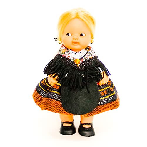 Folk Artesanía Vestido y complementos Regional típico Manchega Castilla la Mancha muñeca Barriguitas de Famosa. Fabricado en España Muñeca no incluida